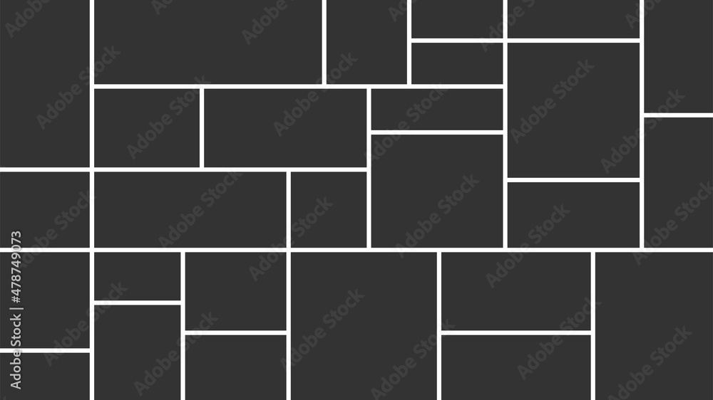 Aufkleber vector empty photo frame. collage template. frames for memory.
