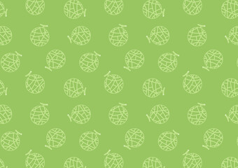 Melon icon vector. melon pattern wallpaper. copy space.