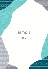 北欧風のフレーム・背景素材