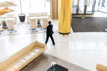 Home interior white architecture lobby house decoration