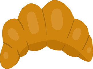 Clip art of croissant bread