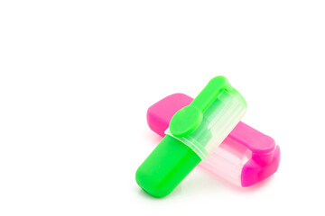 highlighter pen isolated on white background