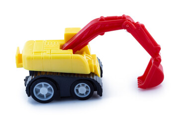 toy truck isolated on white background © Poramet