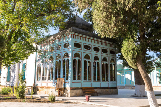 Sitorai Mokhi Khosa Palace, the country residence of the Emir of Bukhara, built in the late XIX - early XX century. Bukhara, Uzbekistan