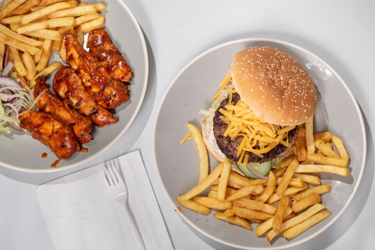 Peri Peri Chicken & Cheeseburger