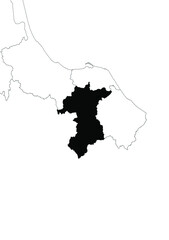 Yala Province Thailand map asia