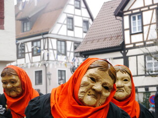 Faschingsumzug in Leutkirch im Allgäu