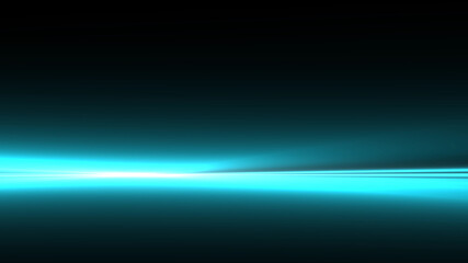 Fototapeta premium bright glare of light on a black background