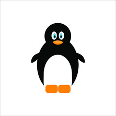 penguin icon vector symbol illustration