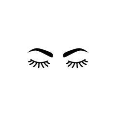 Eyebrow care thin line icon. Elements of beauty and cosmetics illustration. Eyebrows and lashes make up.