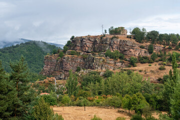 Fototapeta na wymiar Landscape Lumbreras-Ermita de la Torre
