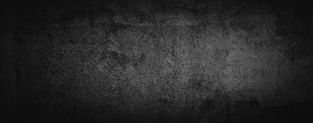 dark black abstract cement concrete wall texture background