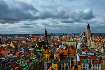 Naklejka na ściany i meble Wroclaw city in Poland
