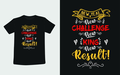 T-shirt design with text