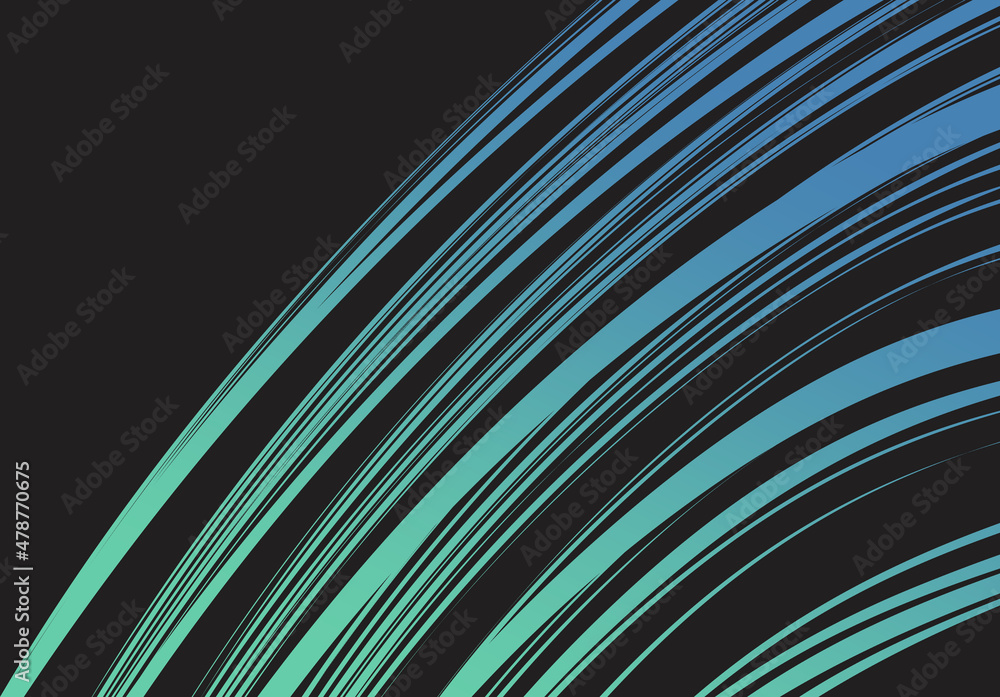 Poster simple background with gradient circle lines pattern and some copy space area
