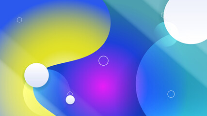 Modern gradient Colorful abstract design background