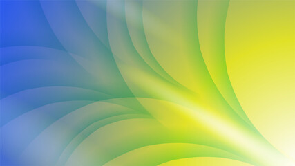 Transparent gradient circle green yellow Gradient Colorful abstract design background