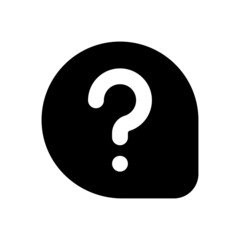 Help vector Solid Icon Design Symbol on White background EPS 10 File