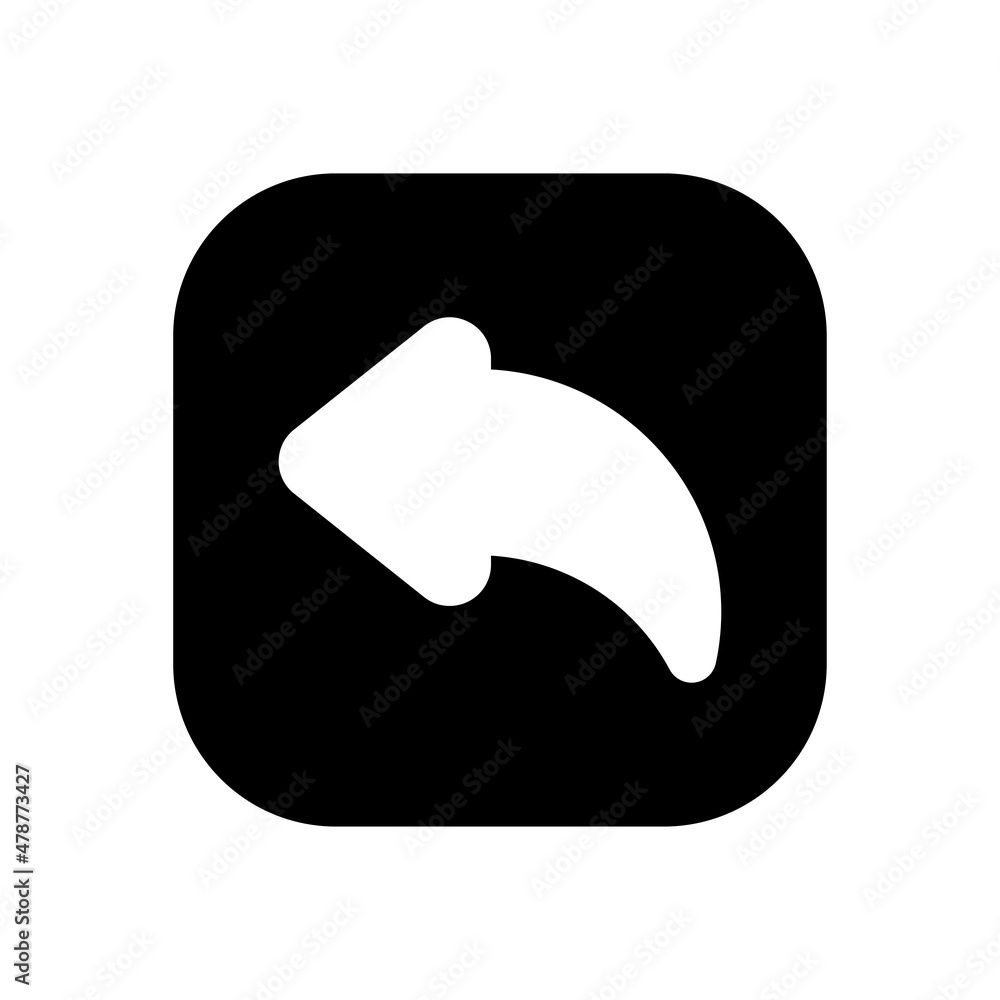 Poster share vector solid icon design symbol on white background eps 10 file