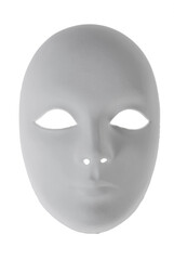 Plaster Venetian mask on white