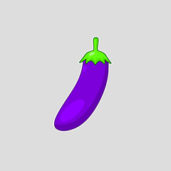 illustration of an eggplant