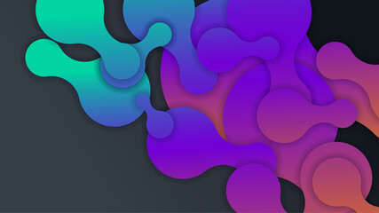 Shimer gradient green purple Colorful abstract design background