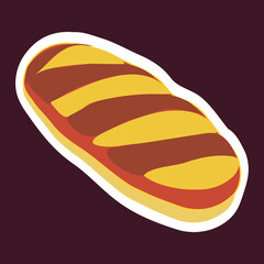 An illustration of a long loaf
