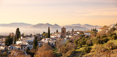 Obraz premium panorama view of Granada city