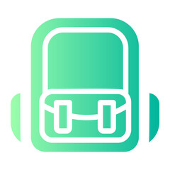 Backpack gradient icon