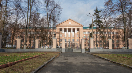 Fototapeta na wymiar Bogomolets National Medical University in Kiev.