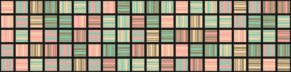 Abstract Geometric Pattern generative computational art illustration