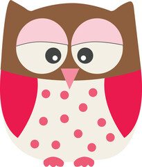 Cute Valentine Owl