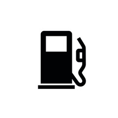 Gas station icon. Symbol of refueling the car with gasoline. Sign for a car. Isolated vector illustration on white background.