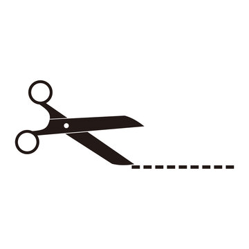 Scissor Icon - Vector Sign and Symbol for Design