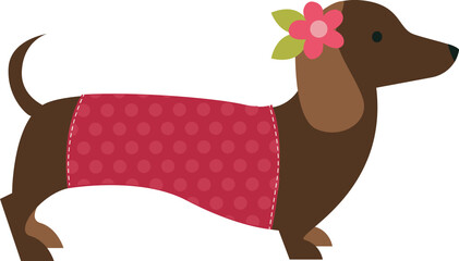 Valentine Dogs Dachshund Doxie