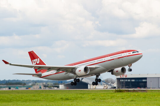 An Airbus A330 from LTU during Takeoff