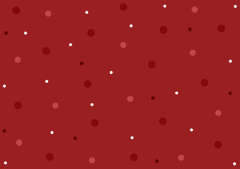 Red random spotted abstract pattern background