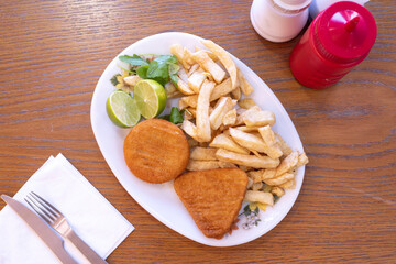 Fishcake & Chips