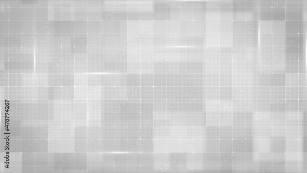 Wall mural abstract digital data technology grid fx background loop/ 4k animation of an abstract background wit