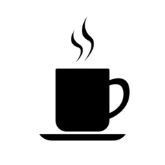 Coffee cup icon.