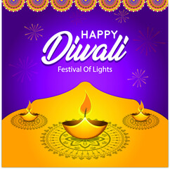 diwali festival of light background