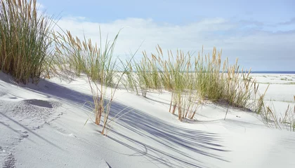 Selbstklebende Fototapeten Breiter und einsamer Strand an der Nordsee  © ThomBal