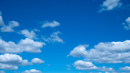 Naklejka na ściany i meble Beautiful blue sky and clouds with daylight natural background. The vast blue sky and clouds sky.