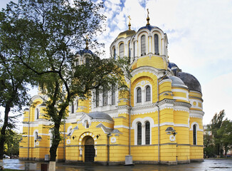 Fototapeta na wymiar Cathedral of St. Volodymyr in Kiev. Ukraine