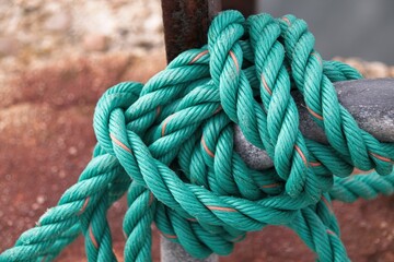 close up of a rope