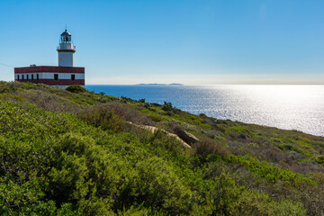 Fototapeta na wymiar the lighthouse (giglio island tuscany italy)