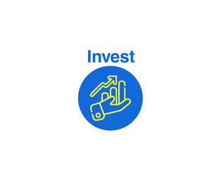 invest logo vector 