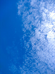 blue sky with clouds