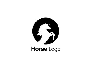 silhouette of a horse