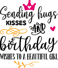 birthday t shirt and svg design